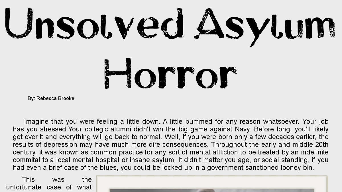 Mistwood - 3 News Article